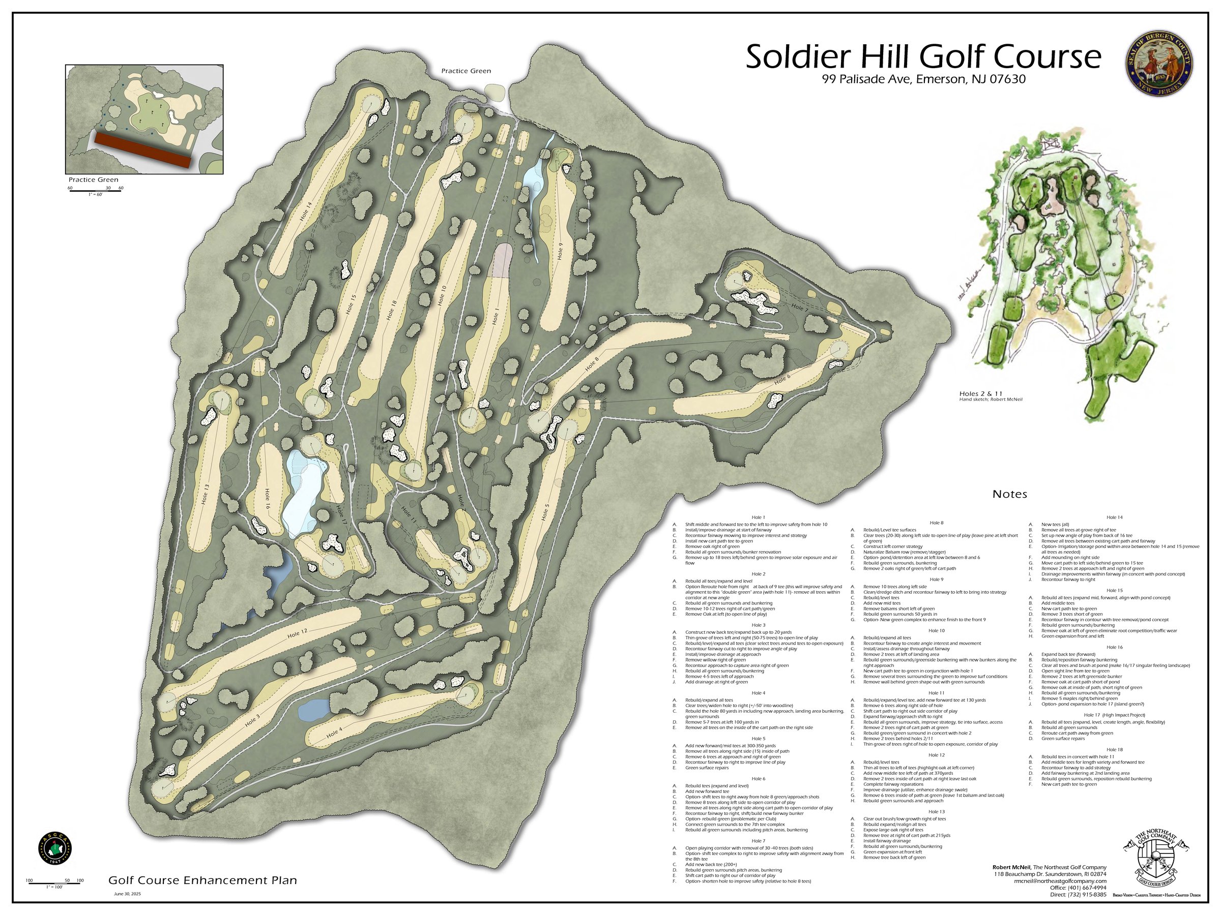 Soldier Hill master plan, Bergen County