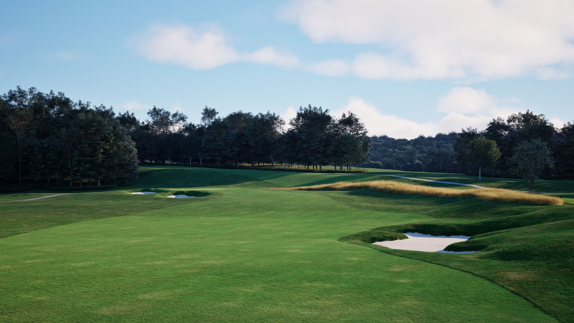 Hole 2 green complex